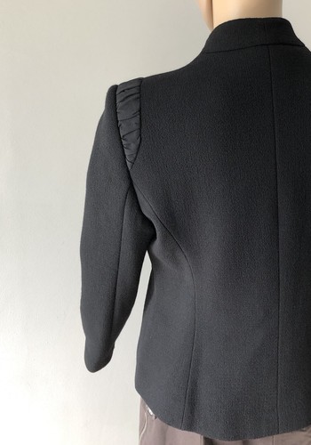 ARMANI COLLEZIONI JACKET GIORGIO ARMANI BLACK Size IT 44 UK 10/12 VINTAGE - Picture 16 of 24