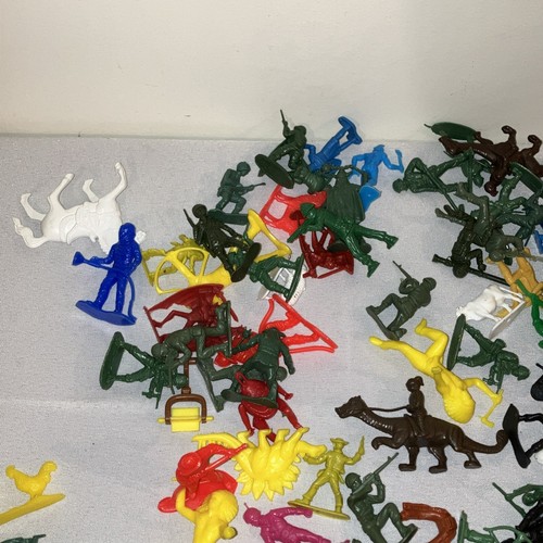 Large Lot Of 1980’s Plastic Figure Toys - Picture 3 of 11