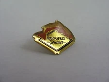 French Foreign Advertising Pin: MONOPRIX GOURMET Food Company