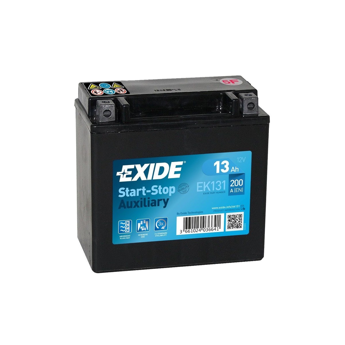 Battery For Mercedes A-Class W176 A 180 CDI Exide 12V 13Ah 200CCA