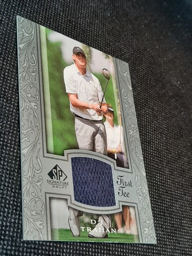 DJ Trahan | 2005 SP Signature Golf First Tee Fabrics #34 Rookie RC PGA Card - Picture 7 of 7