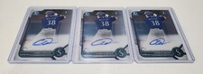 (3) 2022 Bowman Chrome CHARLIE WELCH 1st Prospect Auto #CPA-CW MARINERS