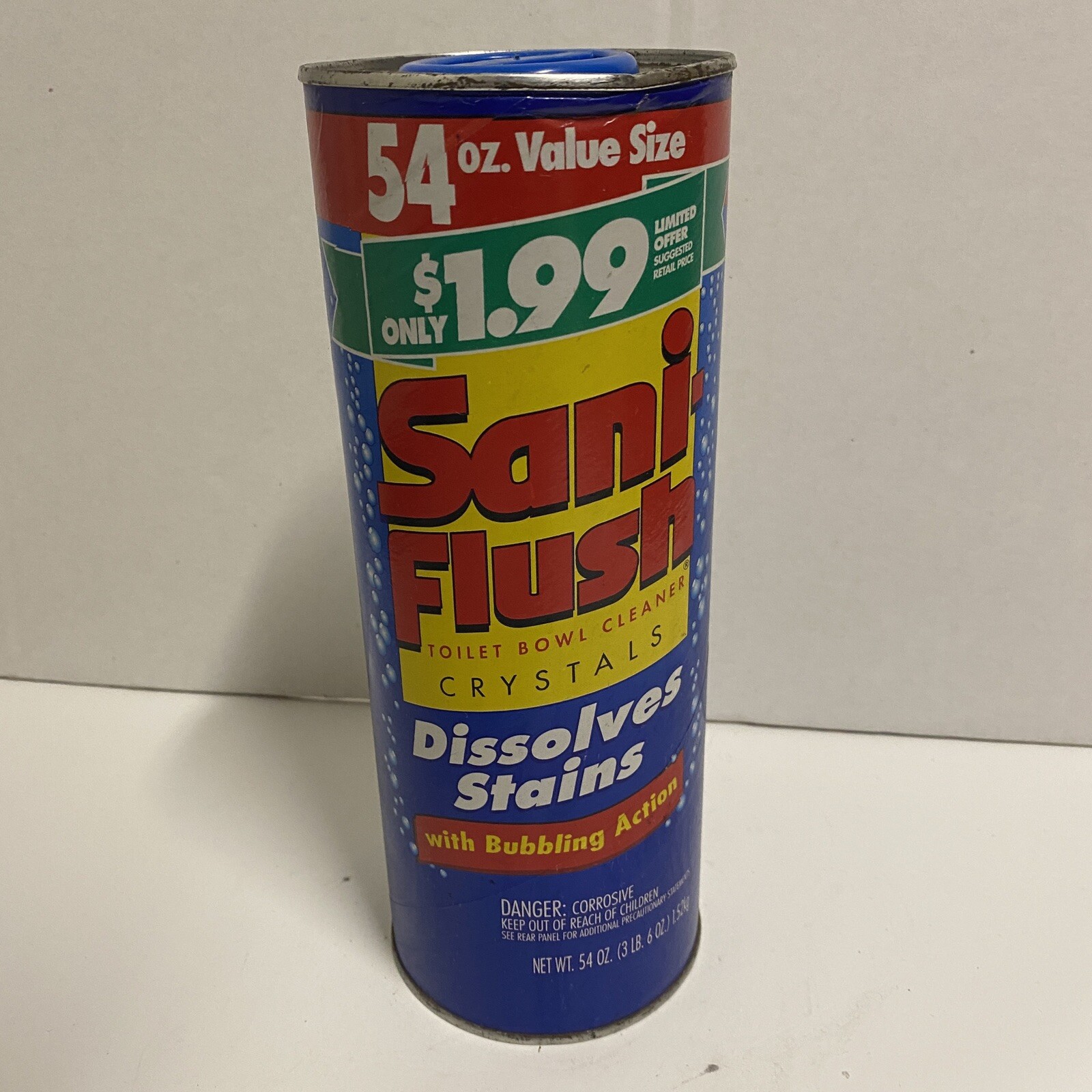 Sani Flush Toilet Bowl Cleaner Crystals Vintage eBay