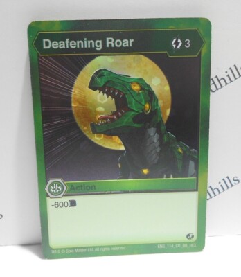 Bakugan Deafening Roar Card - Action - Bakugan Brawlers - ENG 114 CO BB HEX