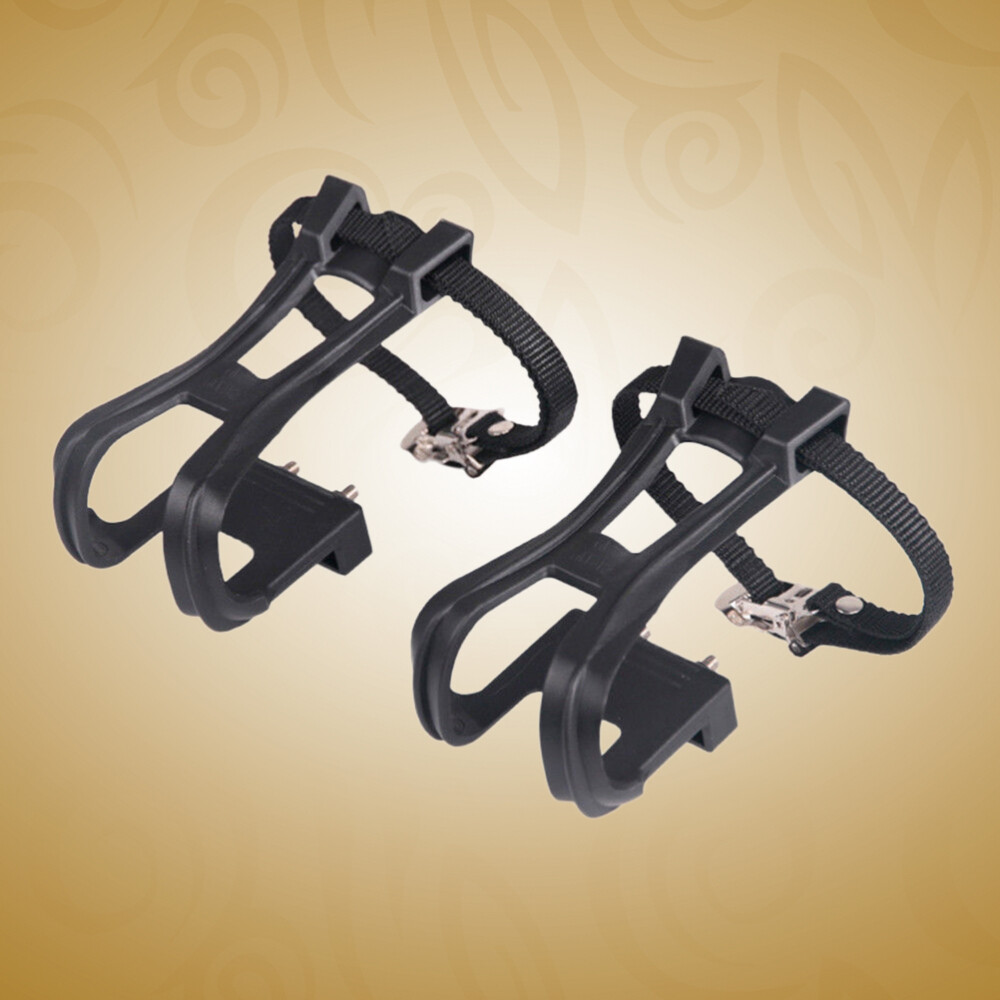 1 Pair Exercise Stationary Bike Pedals Bike Pedal Toe Clip Bike Pedal Straps  | eBay