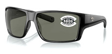 Costa Del Mar REEFTON PRO Black / Gray Polarized Glass 580G - NEW