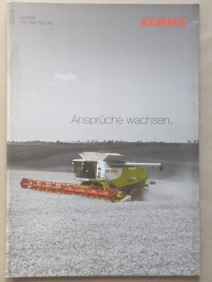 CLAAS Lexion 770 760 750 740 Mähdrescher Prospekt 08/2010 Traktor Schleppe