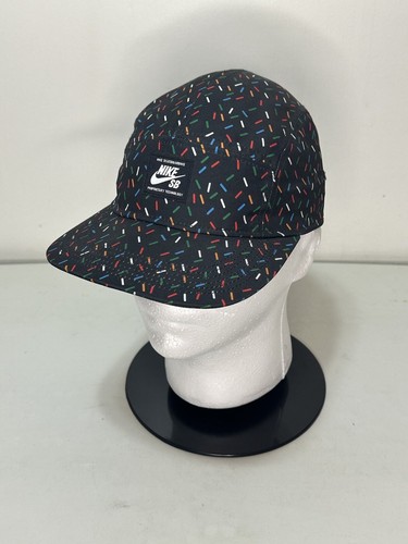 Nike SB 5 Panel Hat Cap Strap Back Multicolor One Size Unisex Skateboarding - Picture 2 of 15