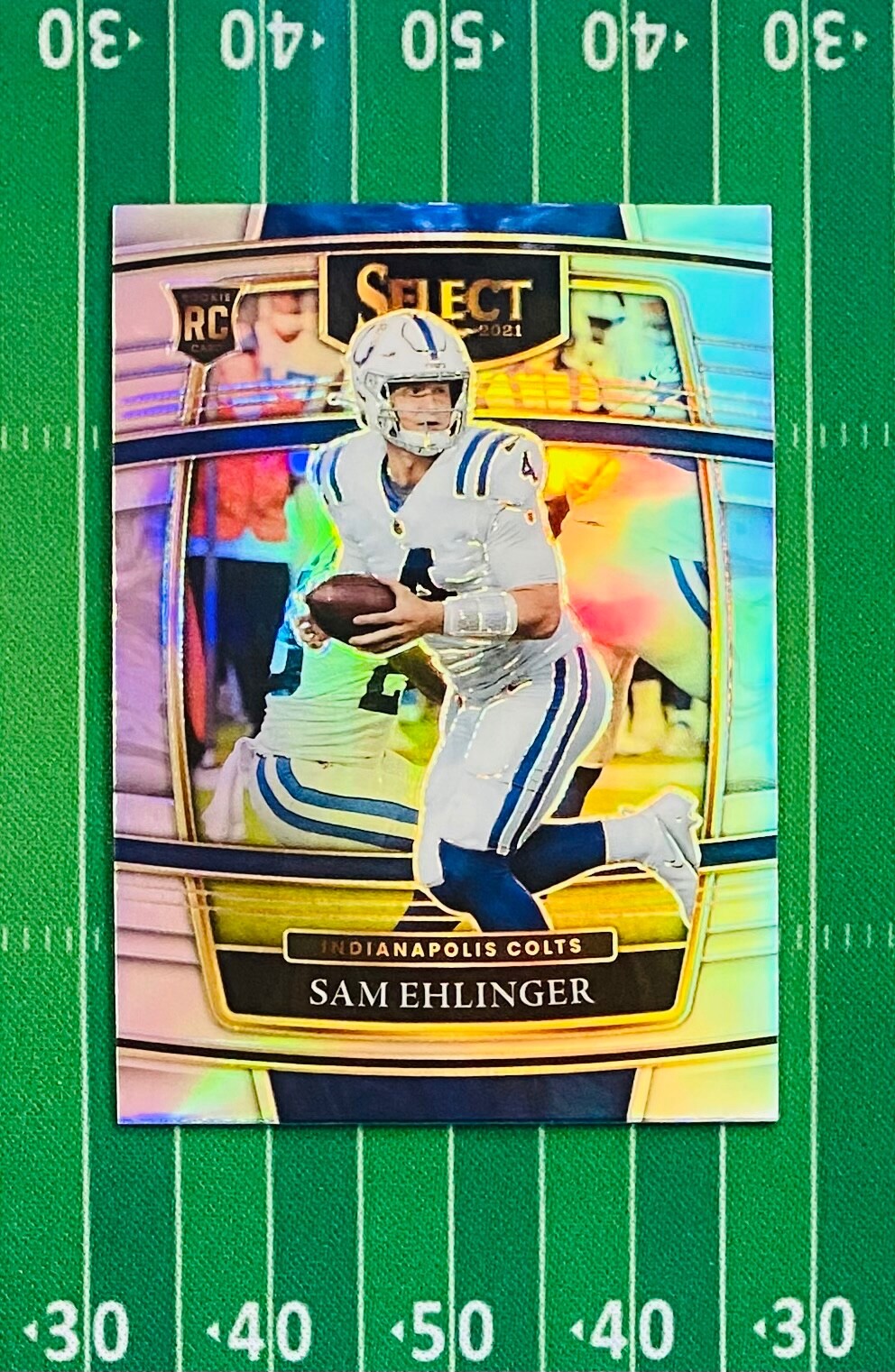 2021 Select Sam Ehlinger Silver Concourse Rookie #98 Indianapolis Colts