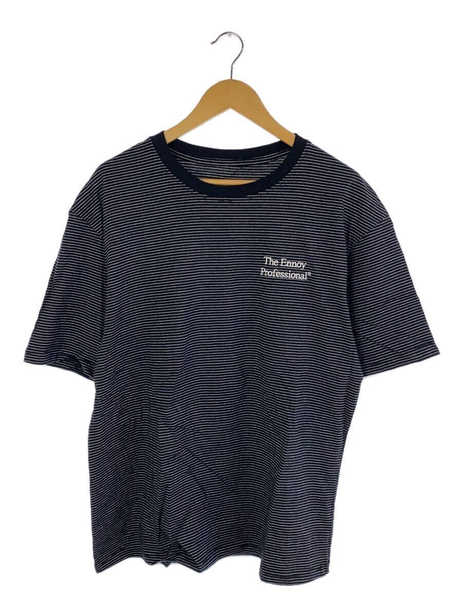 ennoy Border T-Shirt (GRAY × BLACK) XXL