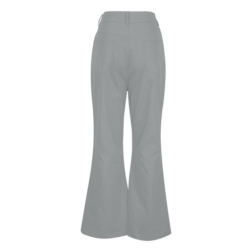 Men's Stretch Bell Bottoms Relaxed Fit Comfort Flared Leg Pocket Suit Trousers - Picture 13 of 54