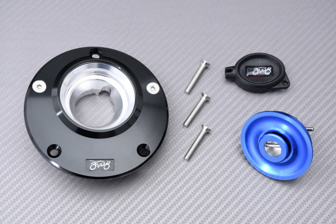 Bouchon essence bleu anodisé quart de tour pour Ducati Monster 800 S
