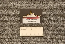 US Coast Guard 110 Foot Island Class Patrol Boat Enamel Lapel Pin - Cutter