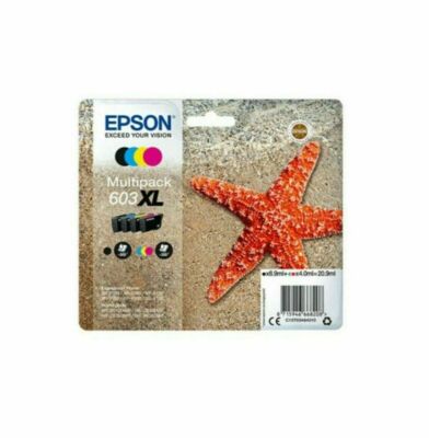 Original Epson 603 603XL BCMY Starfish Tintenpatrone Epson XP-2100 Posten kostenlos UK D