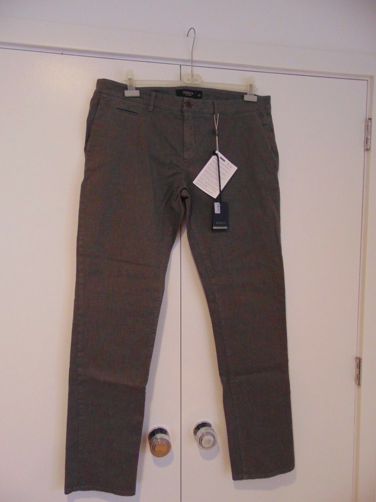 ITALIAN DESIGNER \u0026#034;SIVIGLIA\u0026#034; NEW COTTON PANTS. MADE IN ITALY. EU  SIZE - 42. | eBay