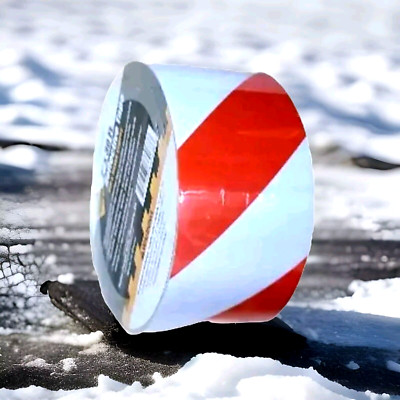 WESTERN SAFETY 2 in. x 30 ft. Reflective Tape - Red, Silver Stripes