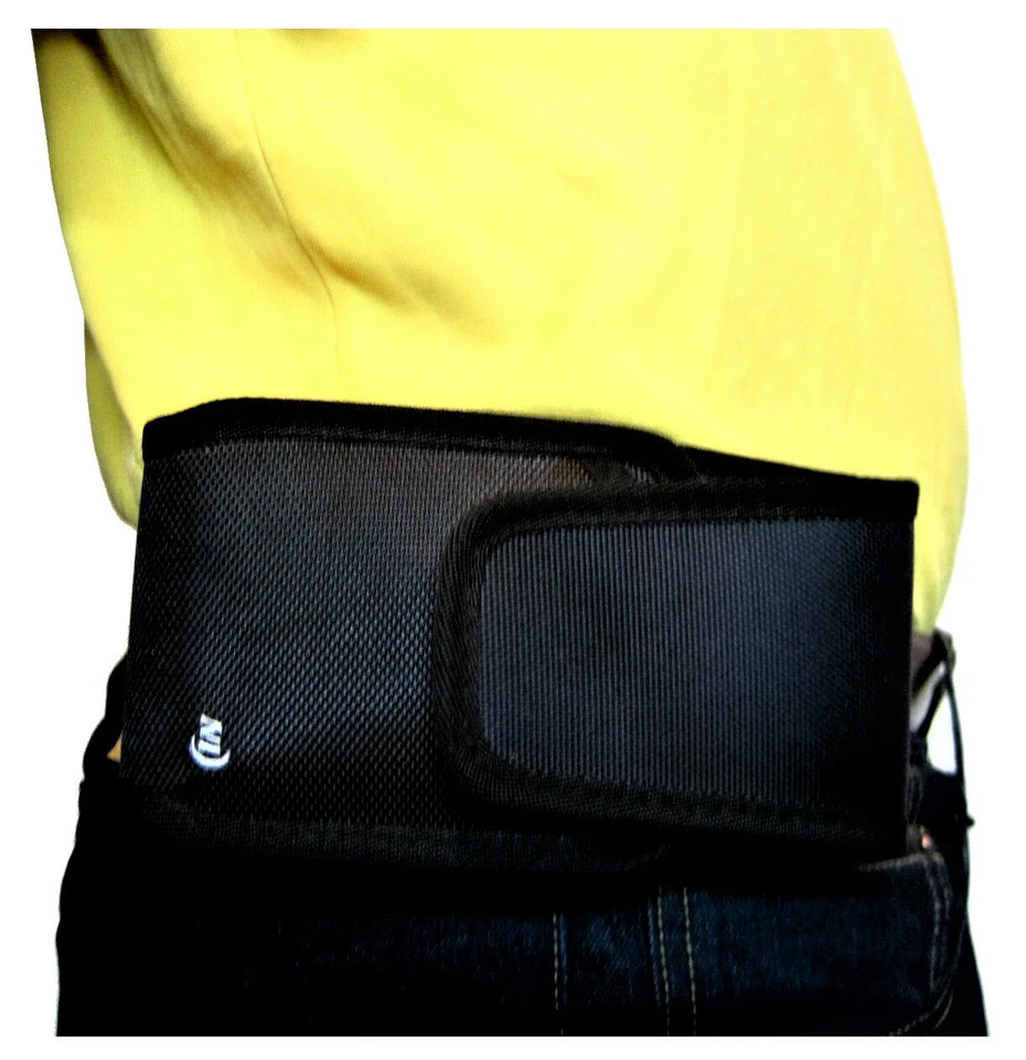 Nite Ize Nylon Cargo Phone Pouch For Galaxy Z Fold 6/5/4 Holster Belt Clip Case - Image 4 of 4