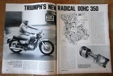 1971 Triumph Bandit 350 Motorcycle - Original 9-Page Road Test Article