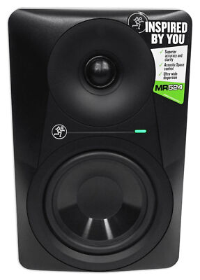 Mackie MR524 5  50 Watt Powered Active Studio Monitor Class A/B Bi-Amped Speaker