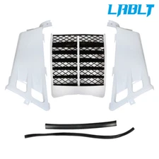 LABLT Gas Tank Side Covers Grill Plastic White For 1987-2006 Yamaha Banshee 350