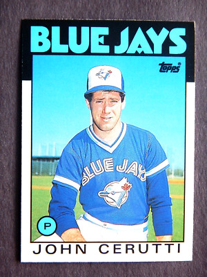 John Cerutti #23T  Topps Traded 1986 Baseball Card (Toronto Blue Jays)