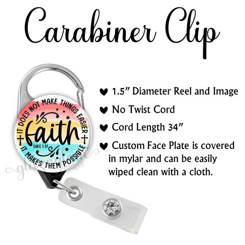 Faith Badge Holder, Faith Badge Holder, Christian Badge Holder 6611L - Picture 7 of 9