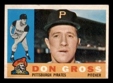 1960 Topps Baseball #284 Don Gross VG *e1