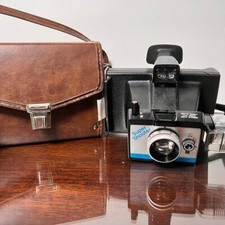 Vintage Polaroid Land Camera and Case