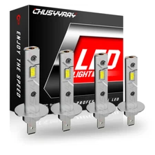 4X H1 H1 Combo 4000W 240000LM LED Headlight High Low Beam Kit Bulbs White 6000K