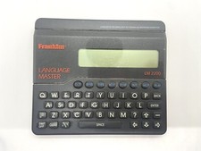 Franklin Language Master LM-2200 Dictionary Thesaurus Synonyms Word Games