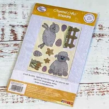 Craft BuddyUS CCST69:Craft Buddy Crystal Art  SPRING HAS SPRUNG A5 Stamp Set