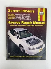 General Motors Haynes Repair Manual Malibu 1997-2003 plus 3 other models
