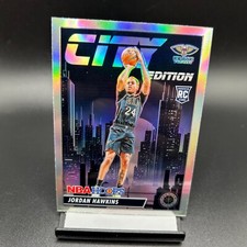 2023-24 Hoops Premium Stock City Edition Holo #7 Jordan Hawkins RC Pelicans