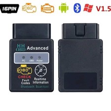 Mini ELM327 OBD2 Scanner V1.5 Bluetooth OBD Car Diagnostic Tool Code Reader For