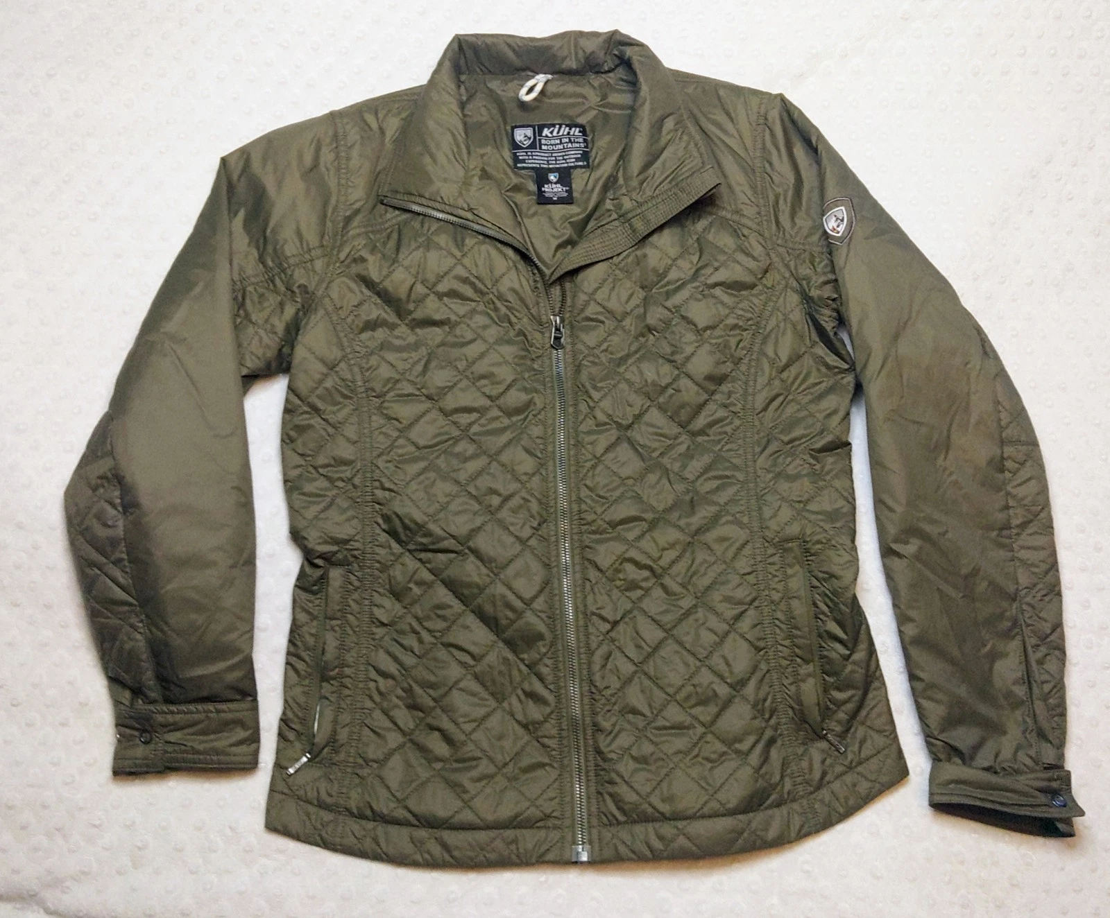 Kuhl Projekt Kadence Olive Drab Green Nylon Quilted Puffer Jacket Women's M
Opens in a new window or