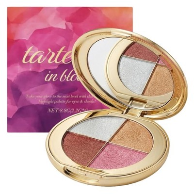 tarte Glow Wardrobe Palette Highlighter Blush Bronzer Eyeshadow Full Size New