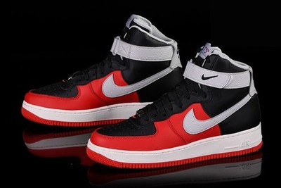 Nike Air Force 1 High '07 LV8 NBA 75th New Black/Red Casual Shoes DC8870-001