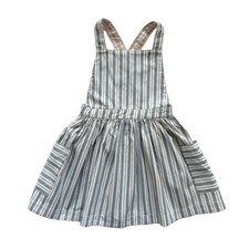 Hux Reversible Striped Pinafore Dress Size 6