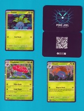 Cosmo Oddish 001, Gloom 002, Vileplume 003 USA Exclusive Phantasmal Flames