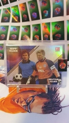 Sepp Maier & Oliver Kahn /99 Topps 60 Jahre Bundesliga FC Bayern München Legend