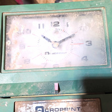 Acroprint 150NR4 Traditional Punch Time Clock, Series 150, Green