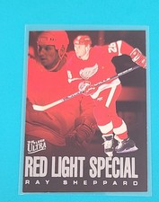 1995-96 Ultra Red Light Special #9 Ray Sheppard Detroit Red Wings HOCKEY Card H9