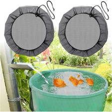 2er Set robuste Abdeckung f&uuml;r Regentonne &Oslash; 95 cm - Ideal f&uuml;r alle Jahreszeiten
