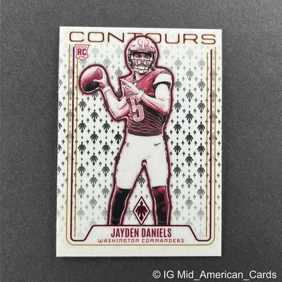 2024 Panini Phoenix Jayden Daniels Rookie Contours #CON-JDS Commanders (RC)