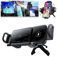 Efficient 15W Wireless Car Charger with Magnetic Mount