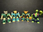 VINTAGE 1980’s Hasbro Takara BATTLE BEASTS Action Figures Lot of 4 (c)