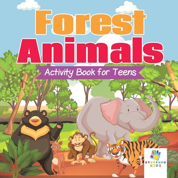 Forest Animals Activity Book For Teens | Educando Kids | Taschenbuch | Englisch-image