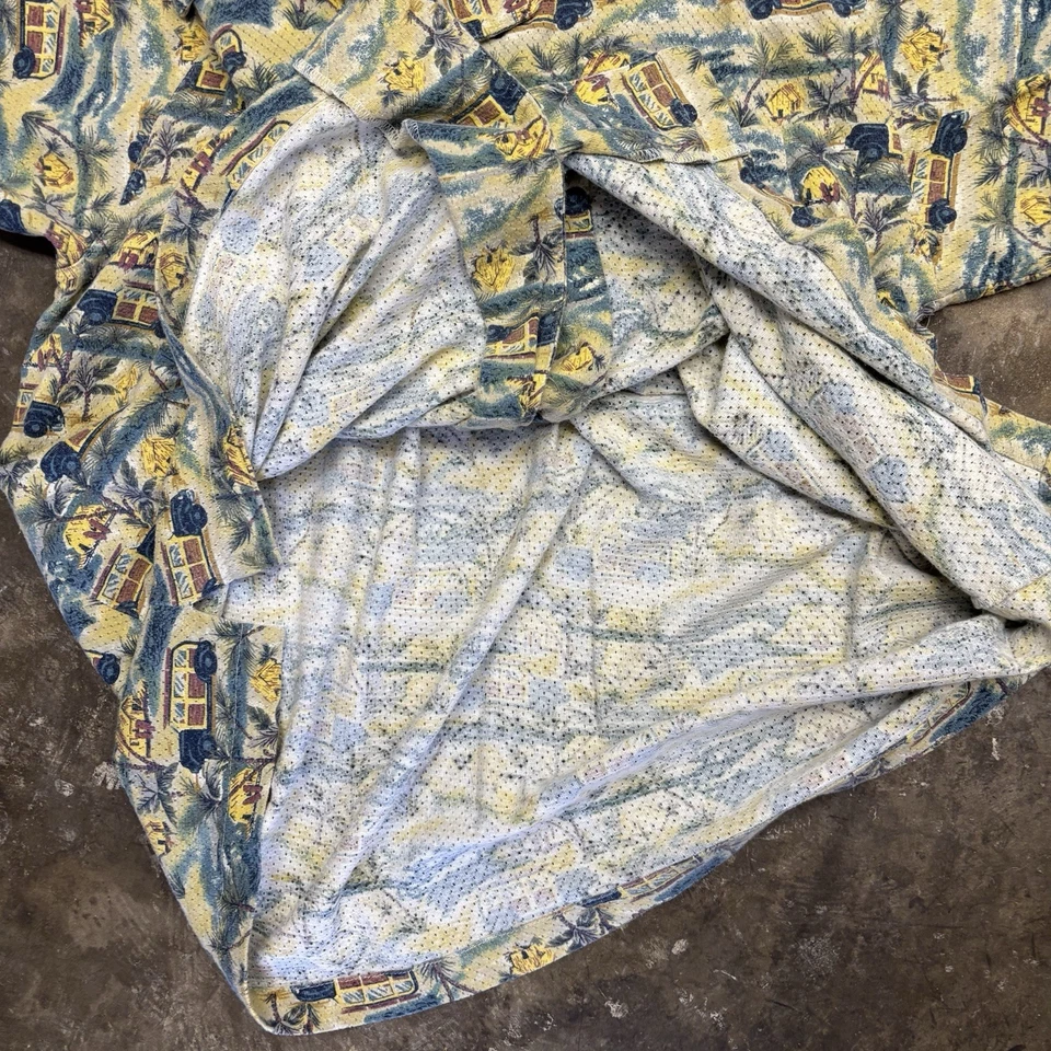 Vintage Jimmy Z Button Shirt Size L XL Woody Car Surfer 80's 90s Streetwear - Image 3 of 4