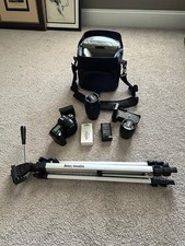 Nikon D50 DSLR Camera Kit 28-80mm 70-300mm Lenses Charger SD Card Bag