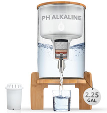 Dispensador de Agua Alcalina de Vidrio 36 Taz...